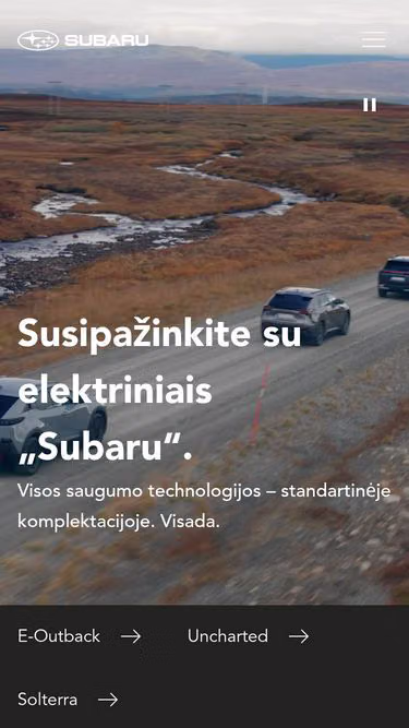 Screenshot of subaru.lt