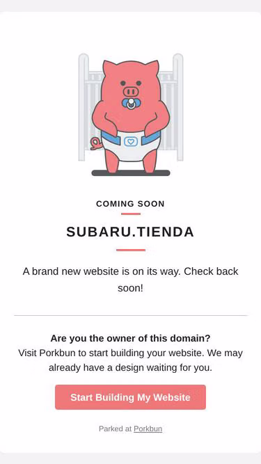 Screenshot of subaru.tienda