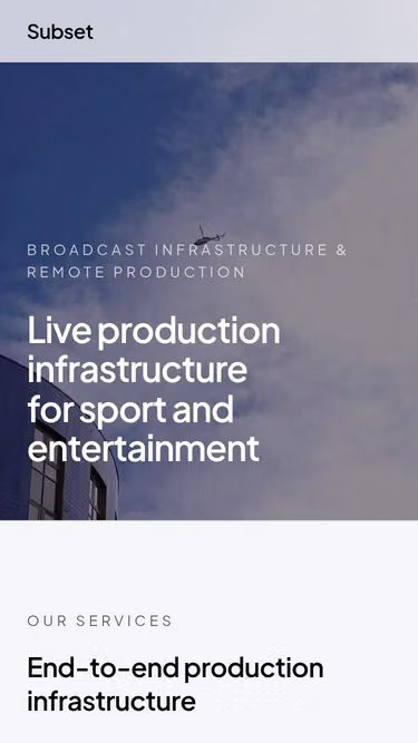 Screenshot of subset.live