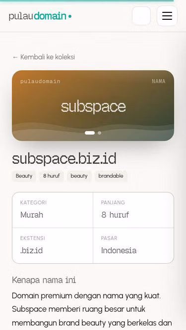 Screenshot of subspace.biz.id