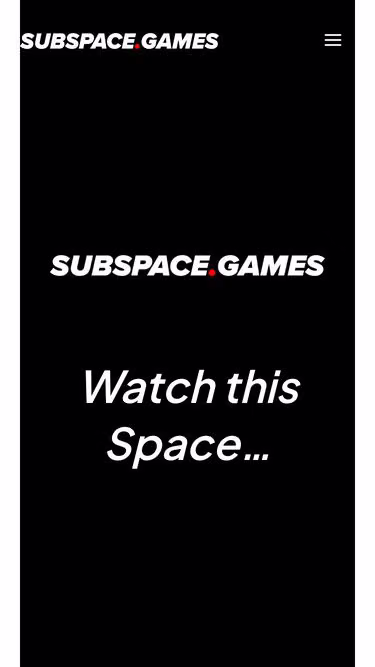 Screenshot of subspace.games