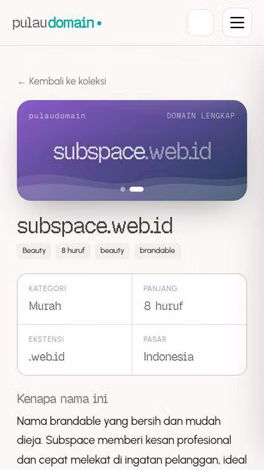 Screenshot of subspace.web.id