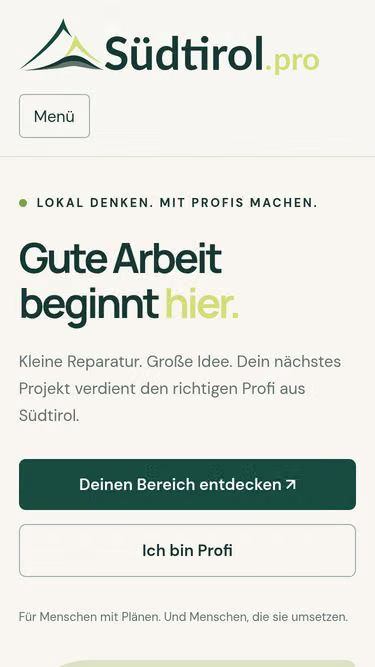 Screenshot of suedtirol.pro