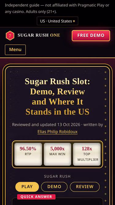 Screenshot of sugar-rush.one