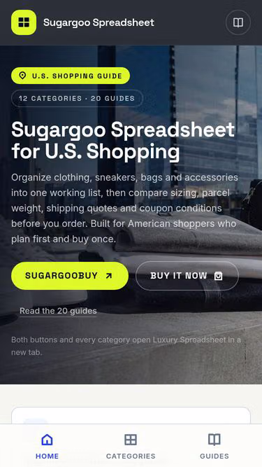 Screenshot of sugargoo-sheets.autos
