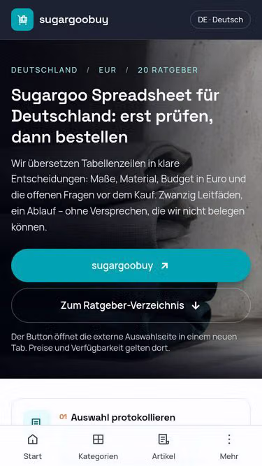 Screenshot of sugargoo-sheets.monster
