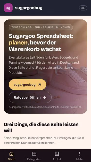 Screenshot of sugargoo-sheets.pics