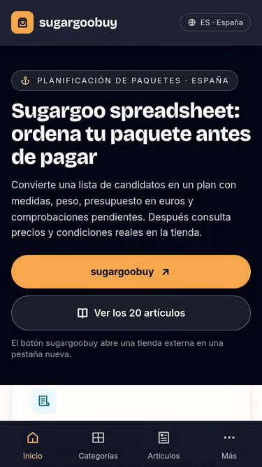 Screenshot of sugargoo-sheets.rest