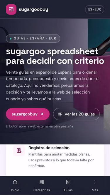 Screenshot of sugargoo-sheets.skin
