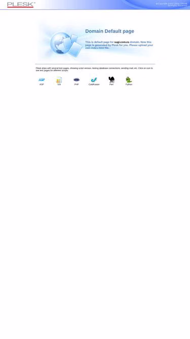Screenshot of sugi.com.es