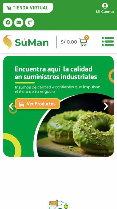 Screenshot of suman.pe