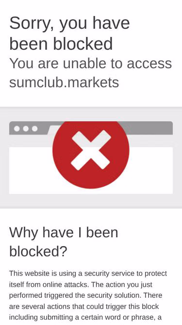 Screenshot of sumclub.markets