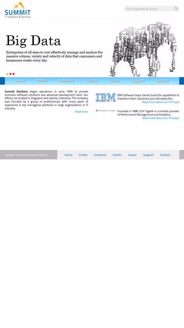 Screenshot of summit.com.sg