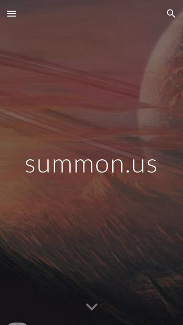 Screenshot of summon.us
