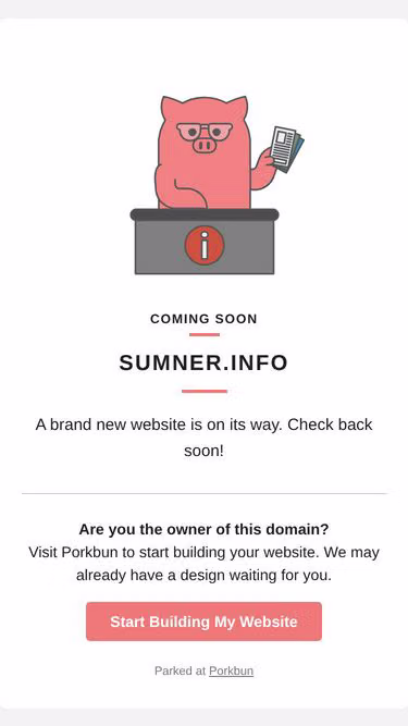 Screenshot of sumner.info