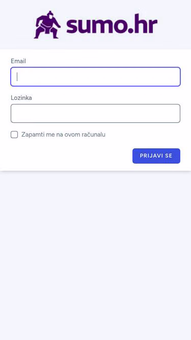 Screenshot of sumo.hr