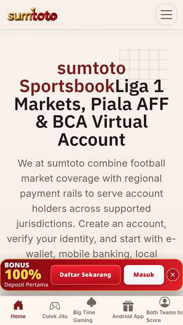 Screenshot of sumtoto.bid