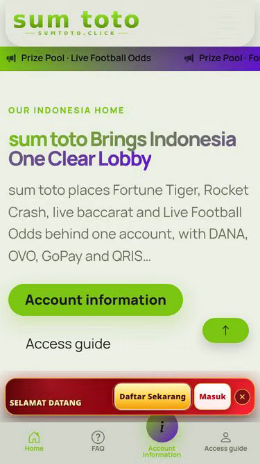 Screenshot of sumtoto.click