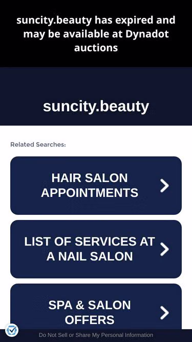 Screenshot of suncity.beauty
