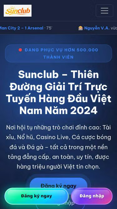 Screenshot of sunclub.best