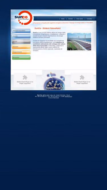 Screenshot of sunco.it