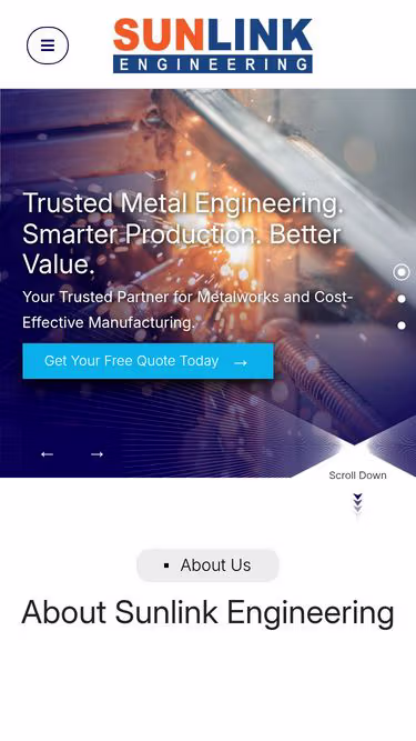 Screenshot of sunlink.com.sg