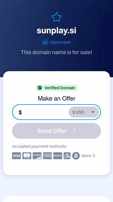 Screenshot of sunplay.si