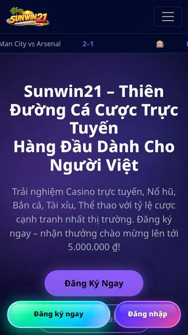 Screenshot of sunwin21.biz