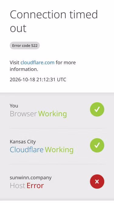 Screenshot of sunwinn.company