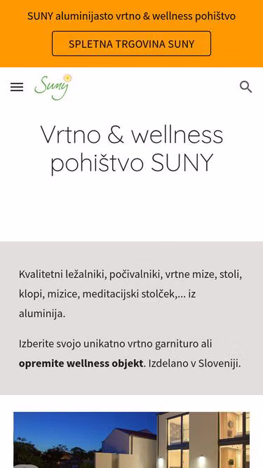 Screenshot of suny.si