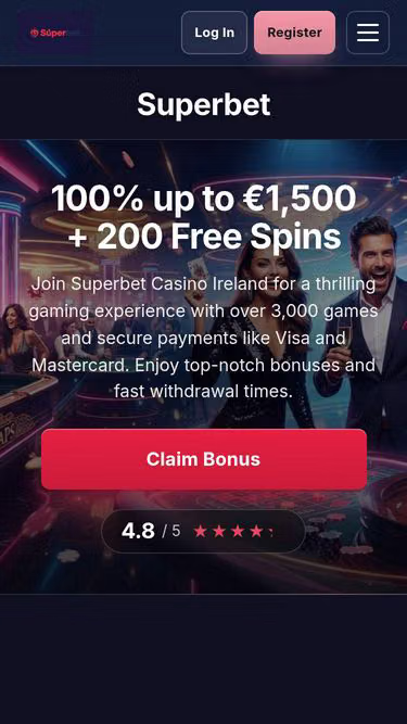 Screenshot of superbet.coupons
