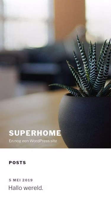 Screenshot of superhome.nl