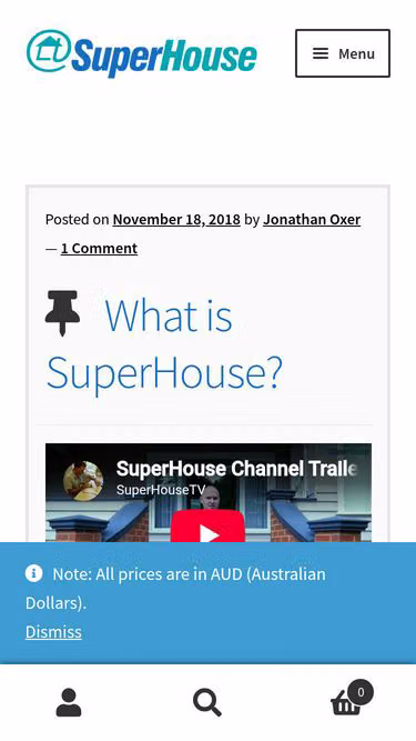 Screenshot of superlab.au