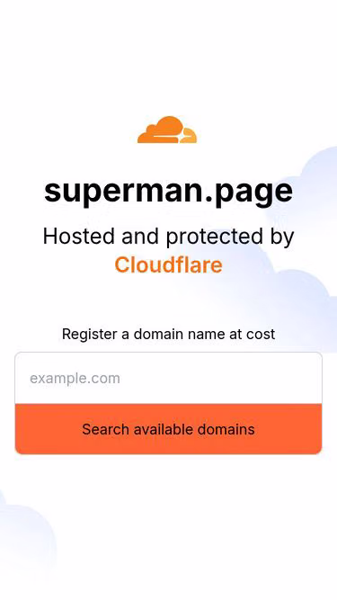Screenshot of superman.page