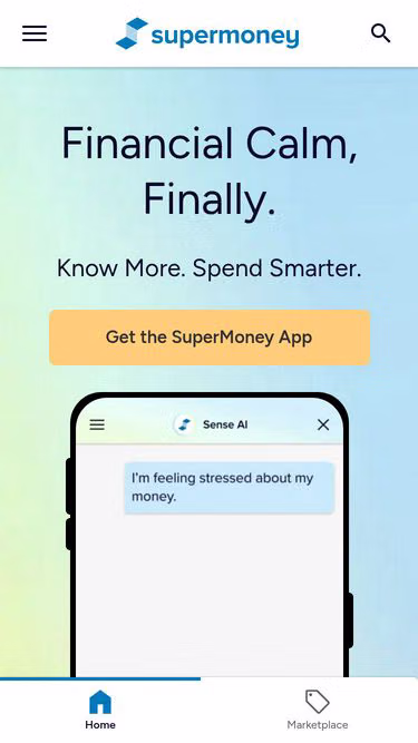 Screenshot of supermoney.bot