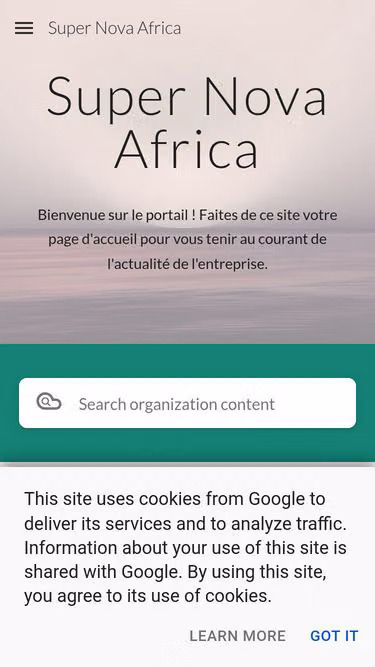 Screenshot of supernova.africa