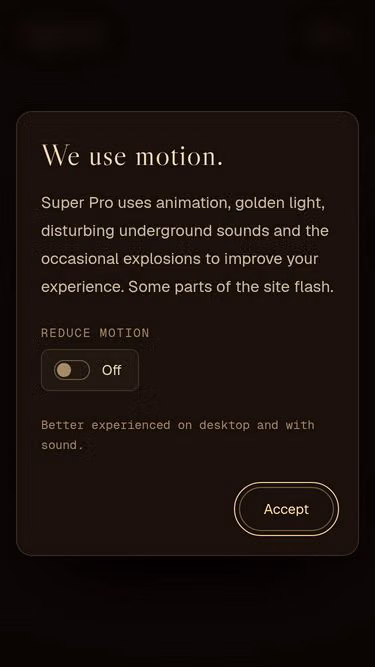 Screenshot of superpro.dev