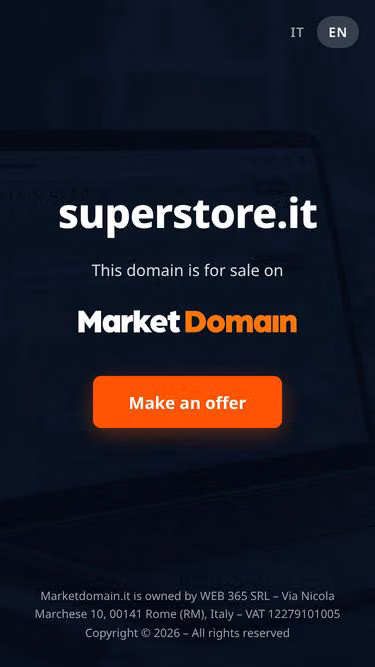 Screenshot of superstore.it