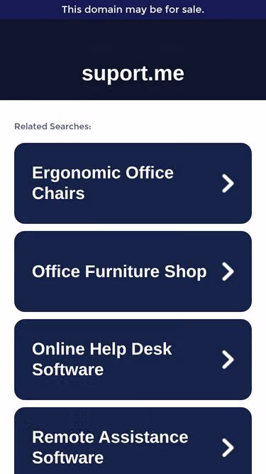 Screenshot of suport.me