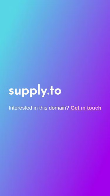 Screenshot of supply.to
