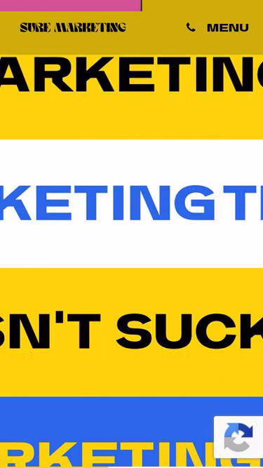 Screenshot of sure.marketing