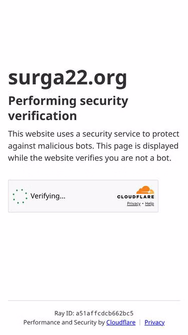 Screenshot of surga22.org