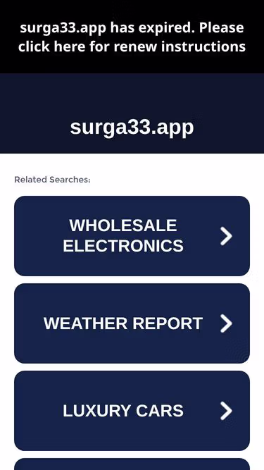 Screenshot of surga33.app