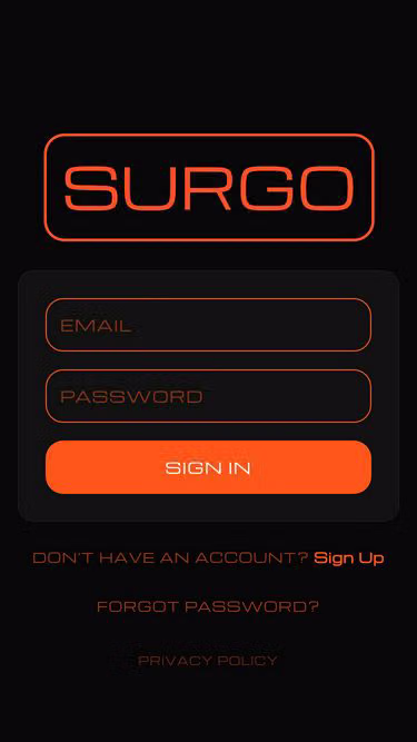 Screenshot of surgo.app
