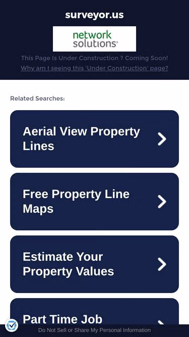 Screenshot of surveyor.us