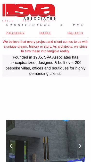 Screenshot of sva.cc