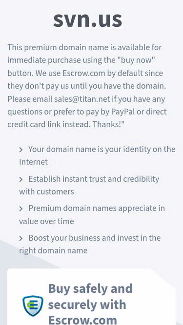 Screenshot of svn.us