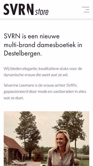 Screenshot of svrn.be