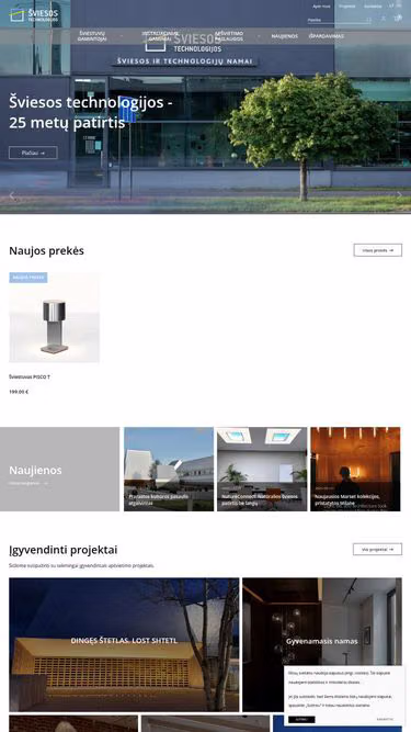 Screenshot of svt.lt