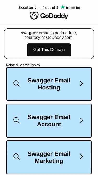 Screenshot of swagger.email